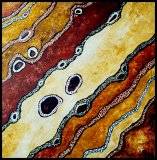 12 Billabong Acryl auf Leinwand;
30 x 30 cm